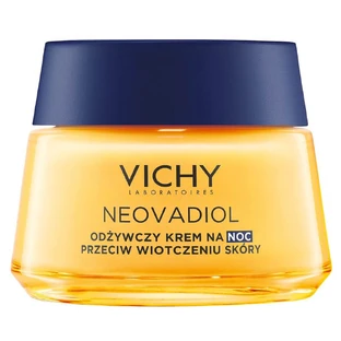 Vichy Neovadiol Post-Menopause, crème de nuit réparatrice contre le relâchement cutané, 50 ml