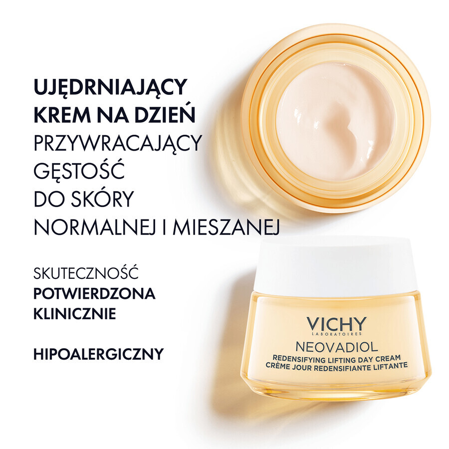 Vichy Neovadiol Peri-Menopausia, crema de día reafirmante para restaurar la densidad, pieles normales y mixtas, 50 ml