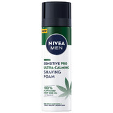 Nivea Men Sensitive Pro, Rasierschaum mit Hanföl, Ultra-Calming, 200 ml