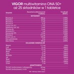 Vigor Multivitamínico Ona 50+, 60 comprimidos