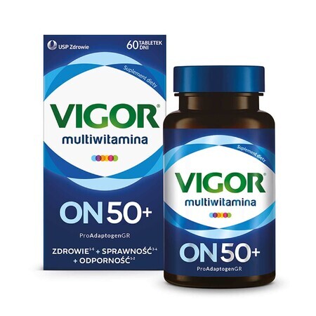 Vigor multivitamine voor 50+, 60 tabletten