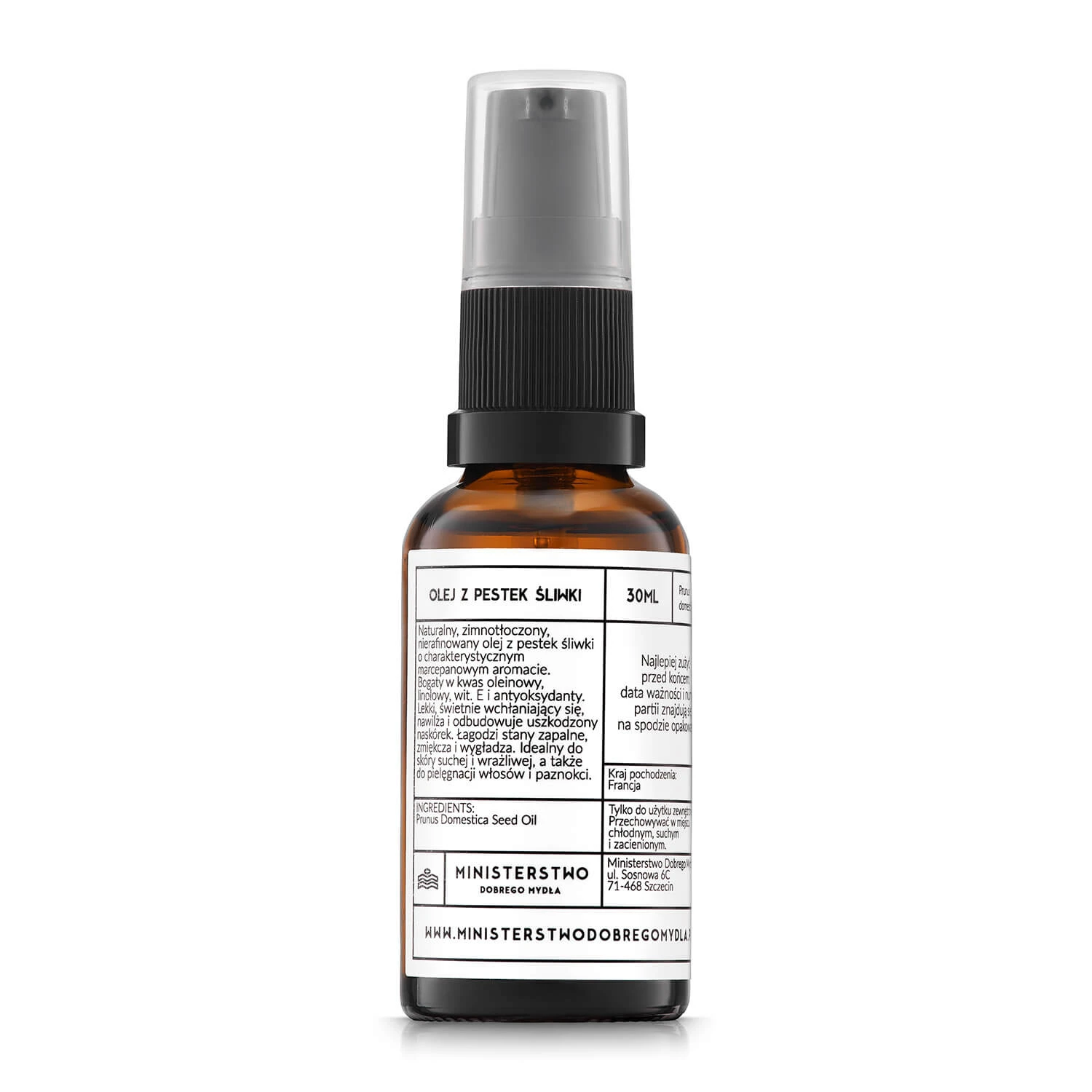 Ministry of Good Zeep, pruimenpitolie, 30 ml