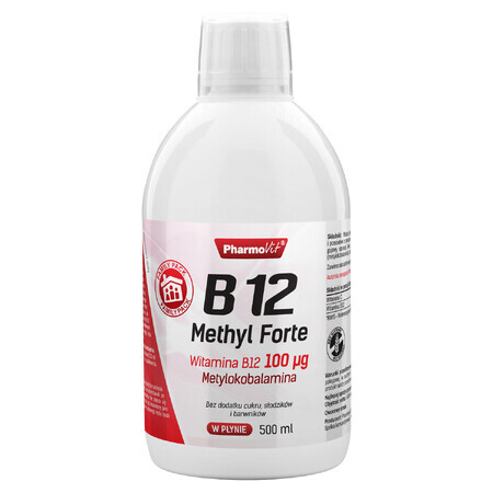 PharmoVit B12 Methyl Forte, vitamine B12 100 µg, 500 ml