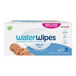 WaterWipes Bio, vochtige doekjes, water, vanaf de geboorte, 9 x 60 stuks