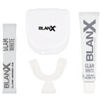 BlanX Glam White, teeth whitening system for 6 days, toothpaste, 40 ml + mouthwash, 6 sachets