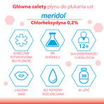 Meridol Chlorhexidine 0.2%, mouthwash, alcohol-free, 300 ml