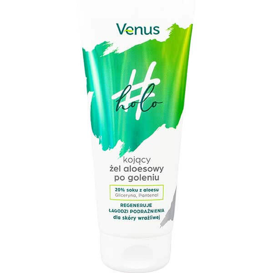 Venus Holo, soothing gel with aloe vera after shaving, sensitive skin, 200 ml