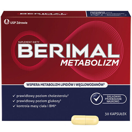 Berimal Metabolisme, 30 capsules