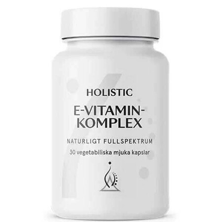 Holistische E-vitamine Komplex, 30 capsules