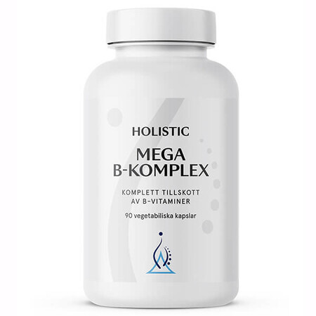 Holistic Mega B Metylerad, B-vitamines, 90 capsules