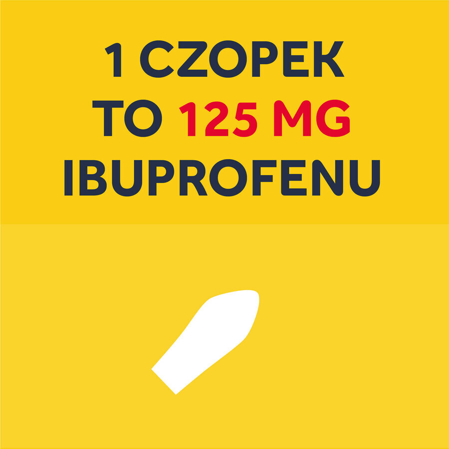 Nurofen for children 125 mg, suppositories, 10 pieces