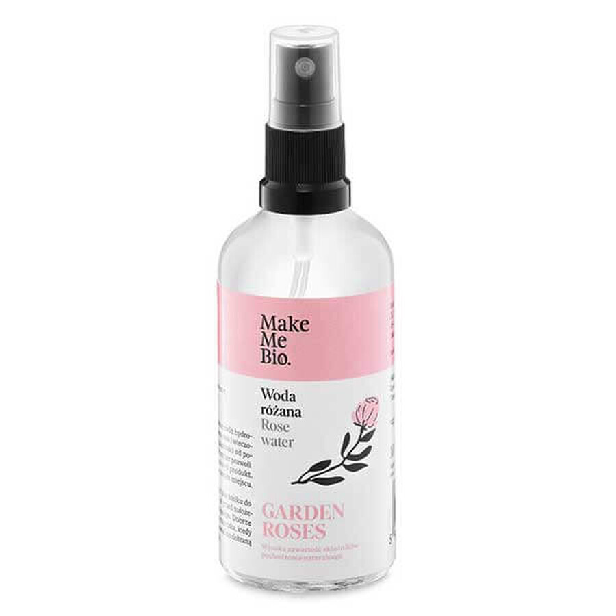 Make Me Bio Garden Roses, rozenwater, glazen fles met verstuiver, 100 ml