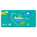 Pampers Fresh Clean, vochtige doekjes, 6 x 80 stuks