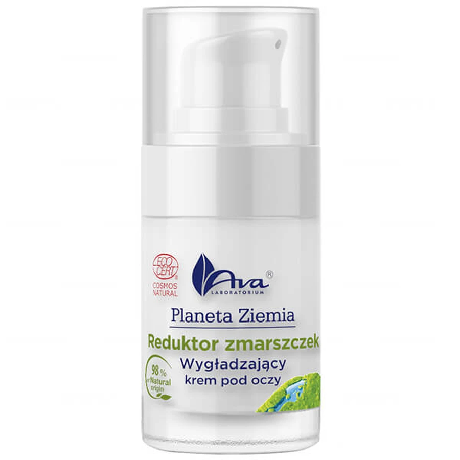 Ava Planeta Ziemia, crema occhi levigante, riduttore di rughe, 15 ml