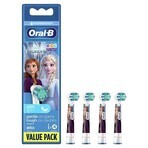 Oral-B Kids Stages Power, cabezales de cepillo de dientes eléctrico, Frozen EB10s-4, más de 3 años, ultrasuave, 4 piezas