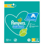 Pampers Fresh Clean, vochtige doekjes, 15 x 80 stuks