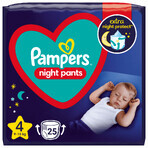 Pampers Night Pants, pannolini, taglia 4, 9-15 kg, 25 pz.