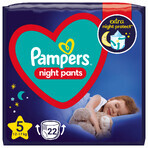 Pampers Night Pants, diapers, size 5, 12-17 kg, 22 pcs