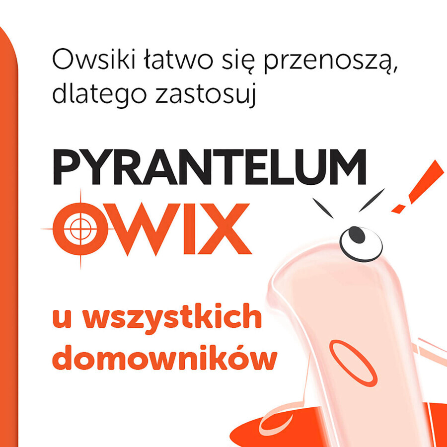 Pyrantelum OWIX 250 mg, 3 tabletten