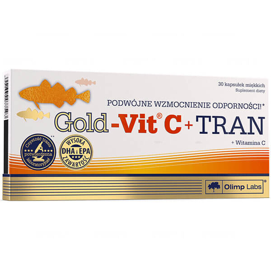 Olimp Goud-Vit C + Tranium, 30 capsules