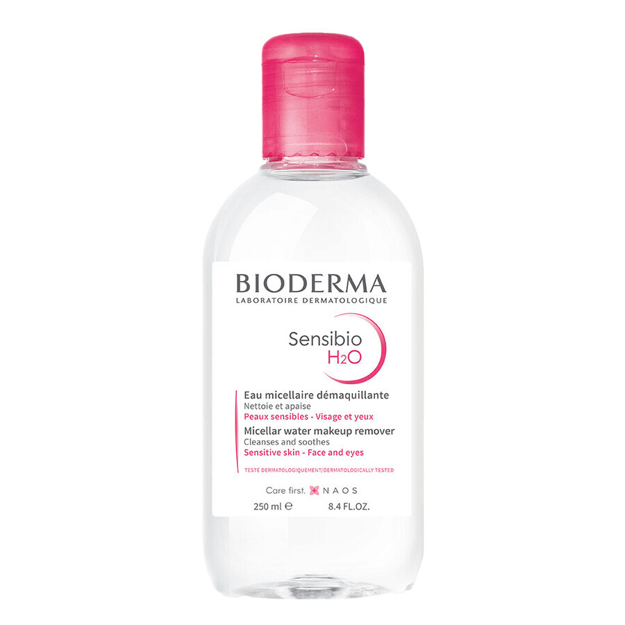 Bioderma Sensibio H2O, micellair water, gevoelige huid, 250 ml