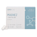 SEMA Lab Magnesio + Vitamina B6, 60 compresse rivestite con film