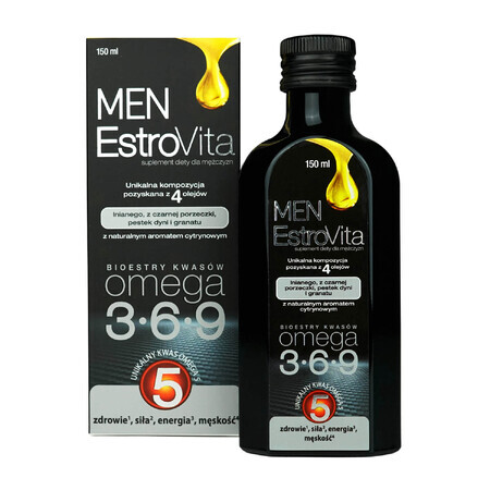 EstroVita Men, Omega 3-6-9 fatty acid esters, 150 ml