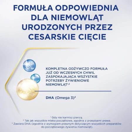 Bebilon Profutura CesarBiotik 1, mleko początkowe, od urodzenia, 800 g: ceny i cechy