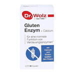 Enzime de gluten + calciu, enzime de gluten + calciu, 60 capsule