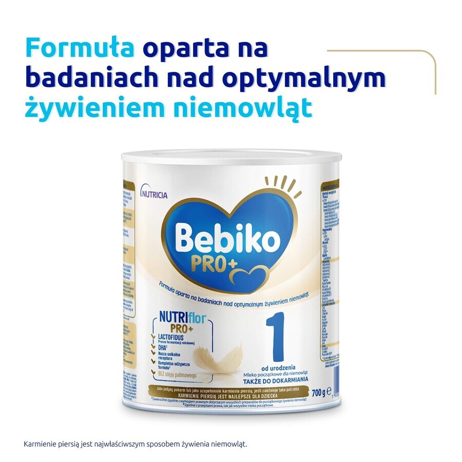 Bebiko Pro+ 1 Nutrriflor Pro+, zuigelingenmelk, vanaf de geboorte, 700 g