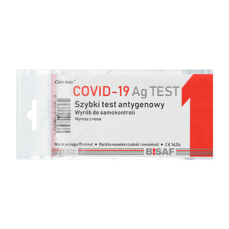 Bisaf, COVID-19 Ag Test, COVID-19 snelle antigeentest, 1 stuk