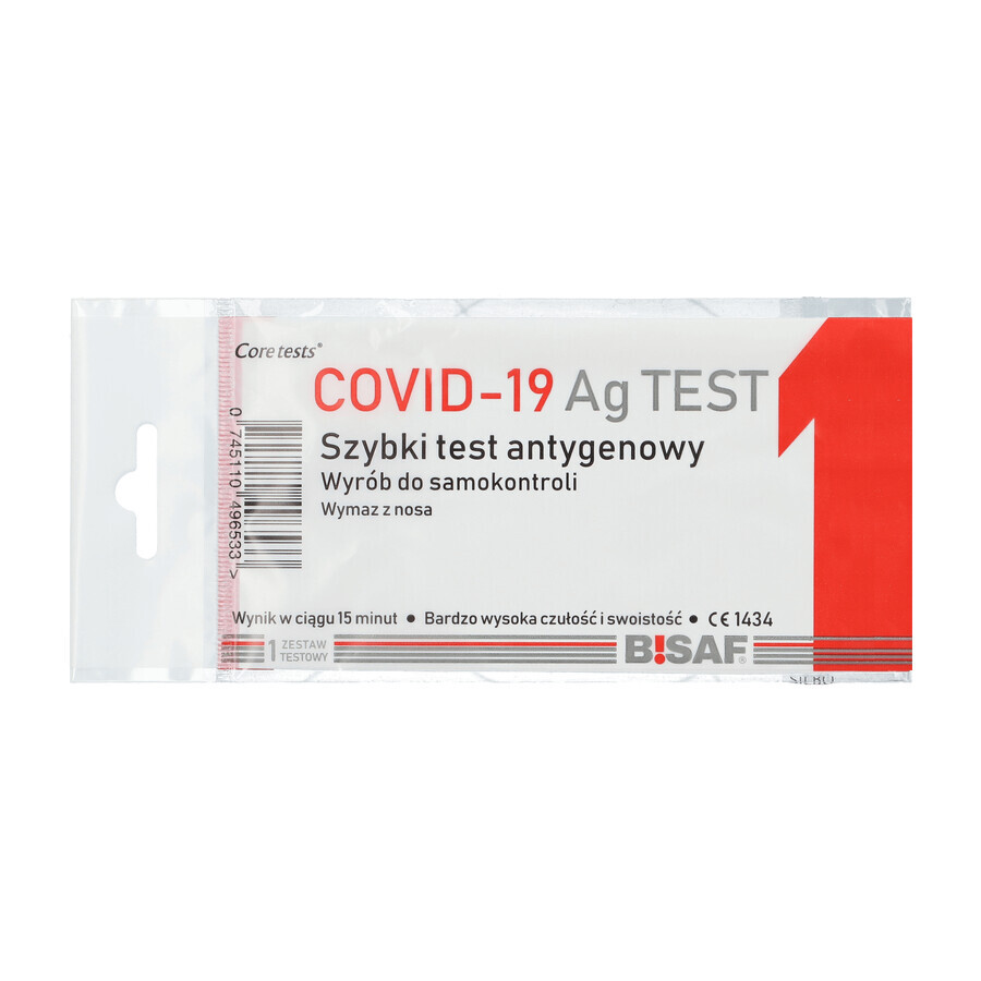 Bisaf, COVID-19 Ag Test, COVID-19 snelle antigeentest, 1 stuk