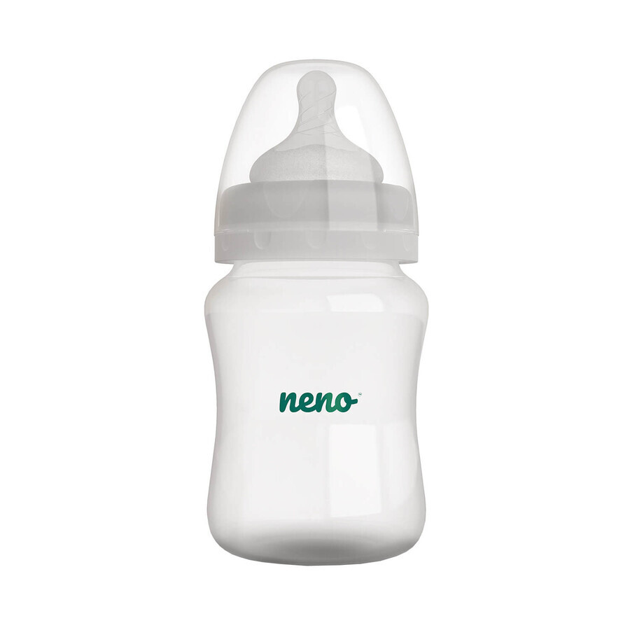 Biberon Neno, biberon anti-colic cu tetină, de la naștere, 150 ml