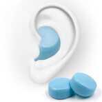 Haspro Molded Ear Plugs, Blue, 12 Count