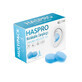 Haspro, gegoten oordopjes, blauw, 12 stuks