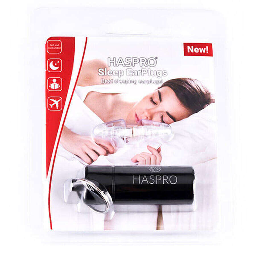 Haspro Sleep Universeel, oordopjes, 2 stuks