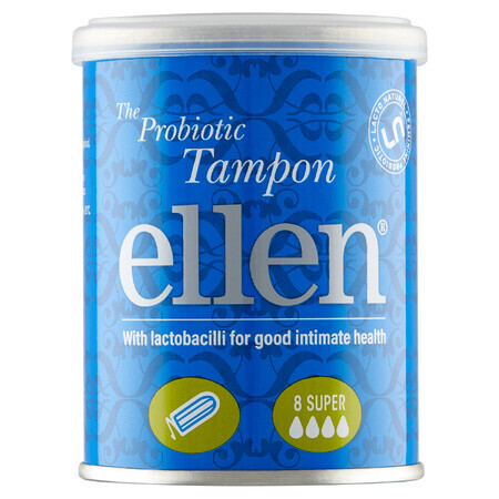 Ellen, assorbenti probiotici, super, 8 pezzi