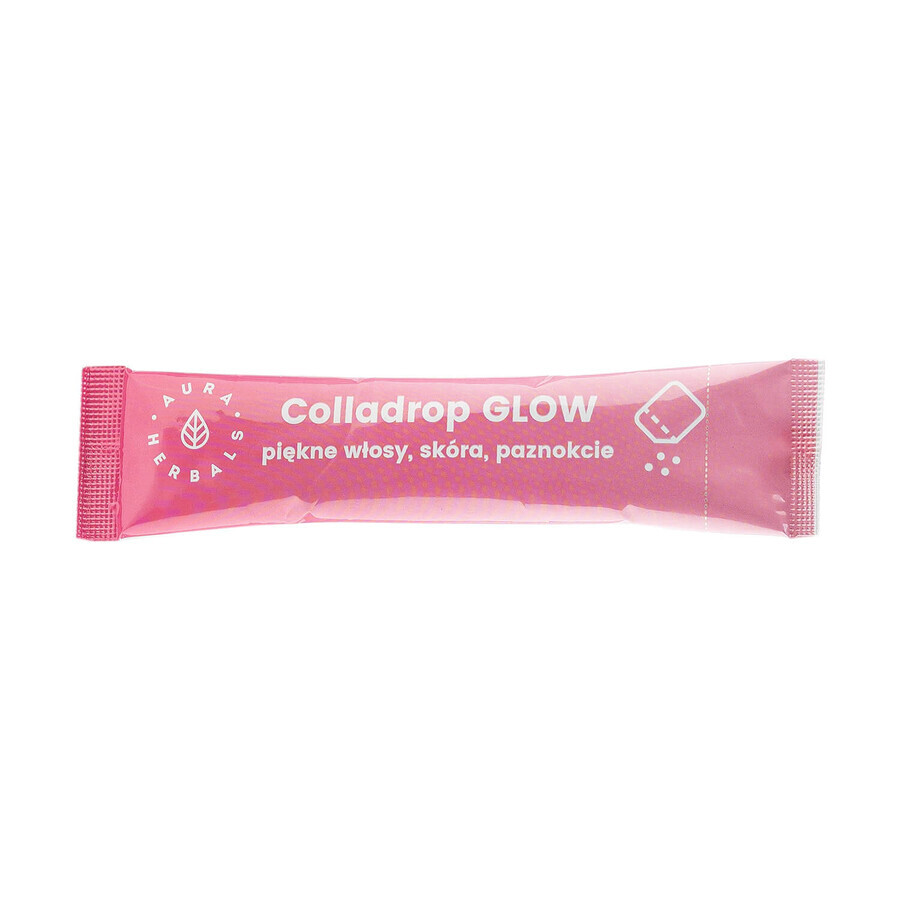 Aura Herbals Colladrop Glow Collageen 5000 mg, 30 sachets