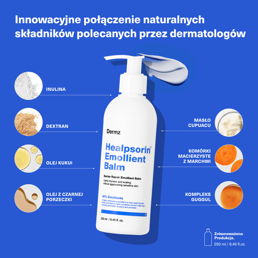 Healpsorin Verzachtende Balsem, beschermende bodylotion, 250 ml