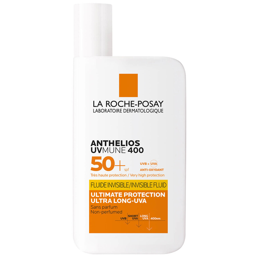 La Roche-Posay Anthelios UVMune 400, onzichtbare beschermende fluid, SPF 50+, 50 ml