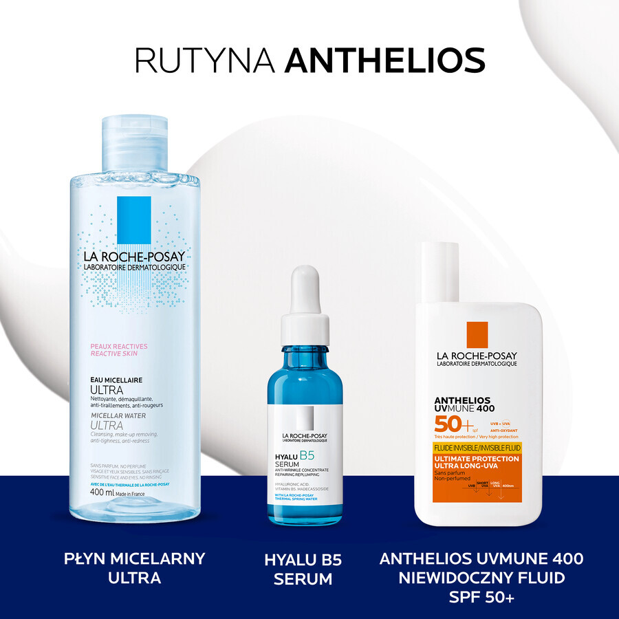 La Roche-Posay Anthelios UVMune 400, onzichtbare beschermende fluid, SPF 50+, 50 ml