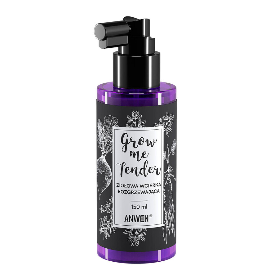 Anwen Grow Me Tender, verwarmende kruidenlotion, 150 ml