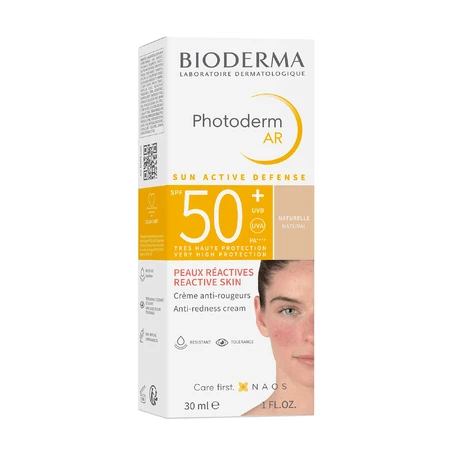 Bioderma Photoderm AR, beschermende tonende crème, gevoelige huid met neiging tot roodheid, SPF 50+, 30 ml
