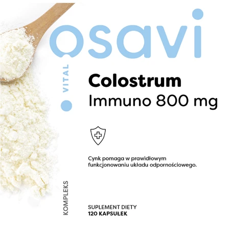 Osavi Vitaal Colostrum Immuno 800 mg, 120 capsules