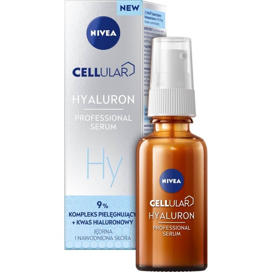 Nivea Cellular Hyaluron, professionelles Gesichtsserum mit Hyaluronsäure, 30 ml