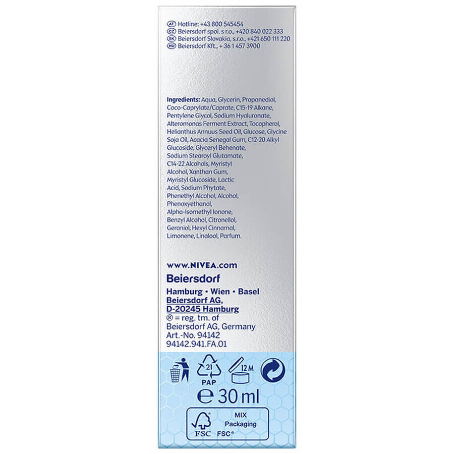 Nivea Cellular Hyaluron, professionelles Gesichtsserum mit Hyaluronsäure, 30 ml