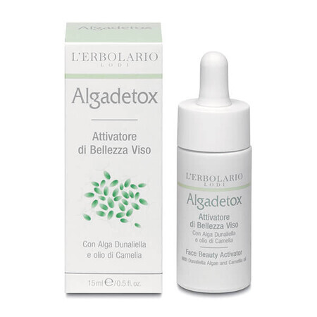 L'Erbolario Algadetox, activator de frumusețe pentru față, 15 ml