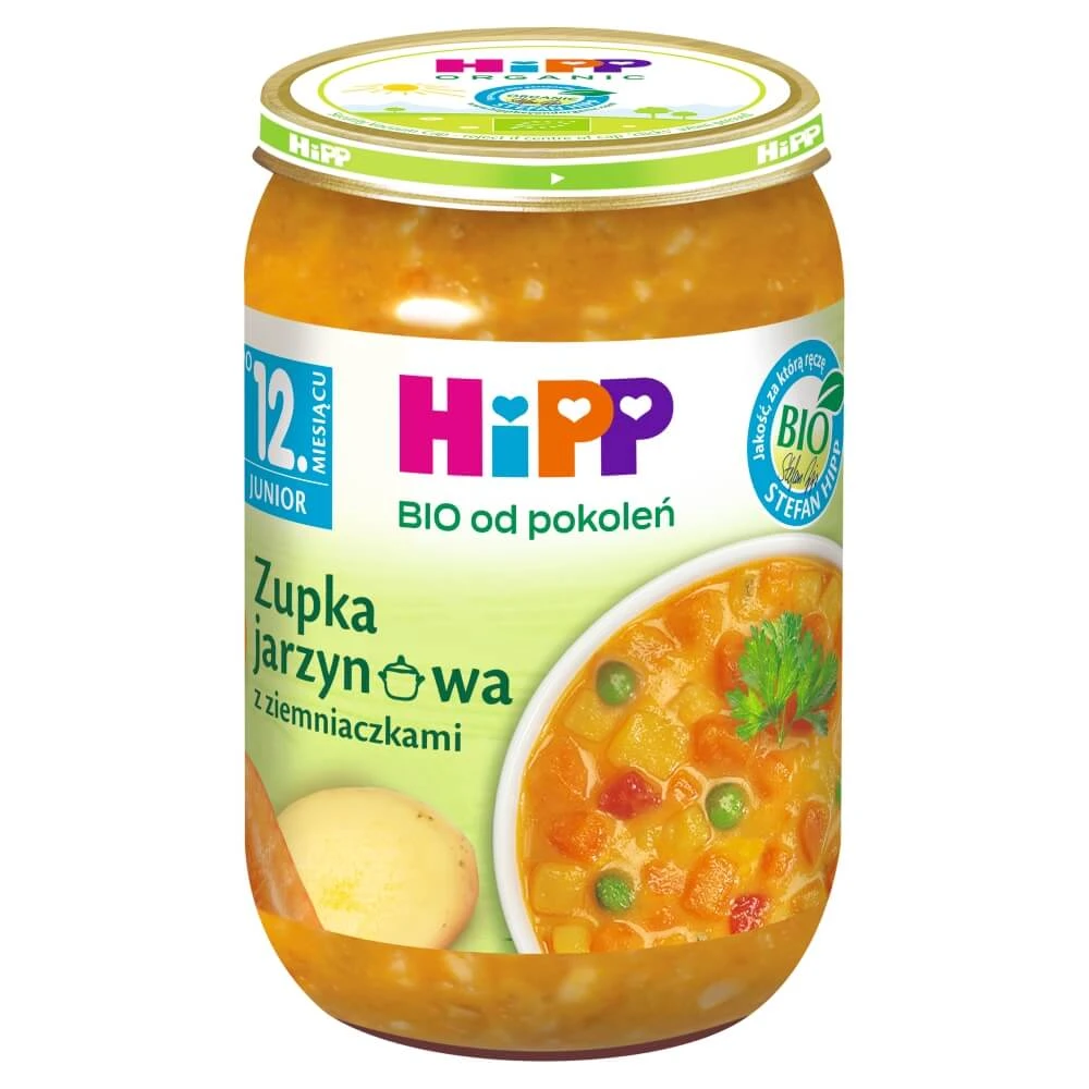 HiPP Zupa Bio, groentesoep met aardappelen, na 12 maanden, 250 g