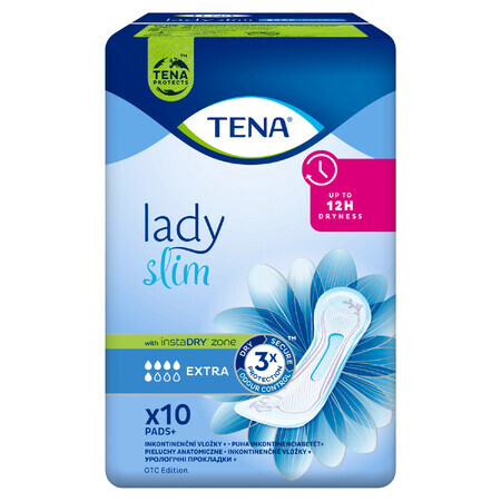 Tena Lady Slim, speciaal maandverband, Extra, 10 stuks