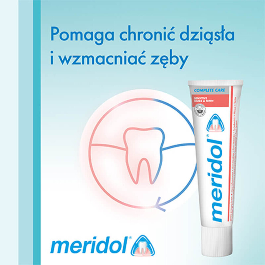 Meridol Complete Care, toothpaste, sensitive gums and teeth, 75 ml